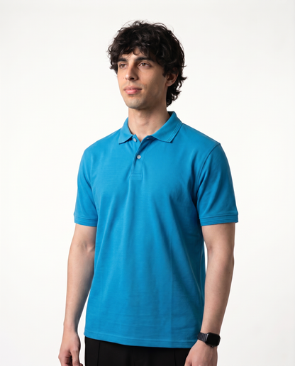 Men’s Blue Polo Shirt