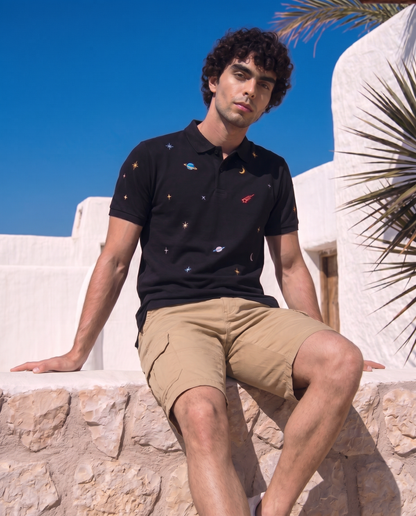 Mverse Embroidery Polo Shirt