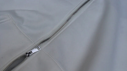 White Royals Dual Zip Hoodie