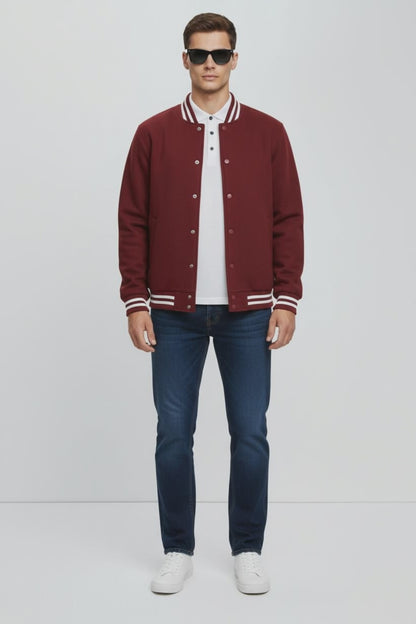 Maroon Varsity Jacket